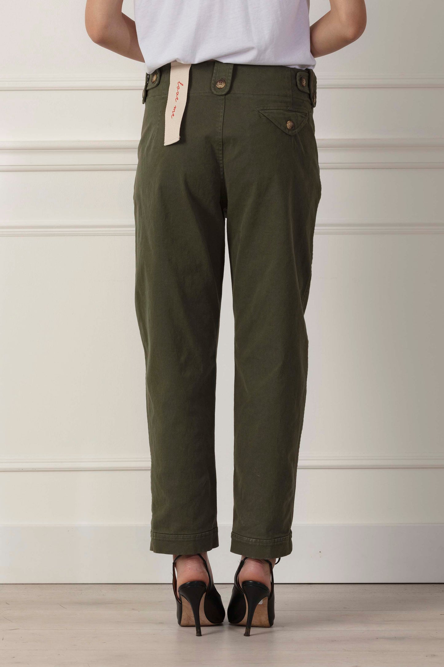 Pantalone Cotone Militare